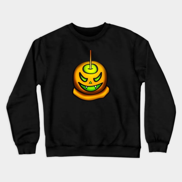 Toffee Apple Pumpkin Crewneck Sweatshirt by JadeGair